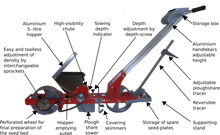 Laden Sie das Bild in den Galerie-Viewer, EBRA Handsämaschine SJ Dynamic (Preis auf Anfrage) - Aldinger Technik