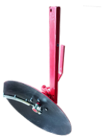 KULT Häufelscheiben + Abstreifer 75, halb links, Ø 500 mm - Aldinger Technik